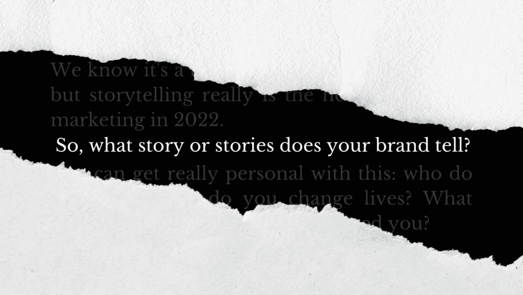 emotional storytelling to rebrand your business